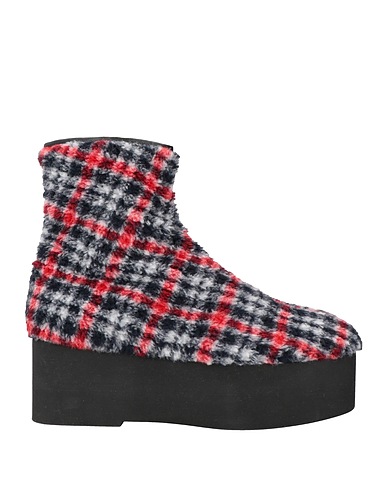 MARNI Ankle boot Navy blue Textile fibres