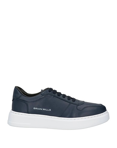 BRIAN MILLS Sneakers Midnight blue Calfskin
