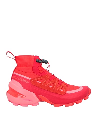 MM6 MAISON MARGIELA x SALOMON Sneakers Red Textile fibres, Leather