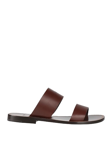 CELINE Sandales Marron Cuir