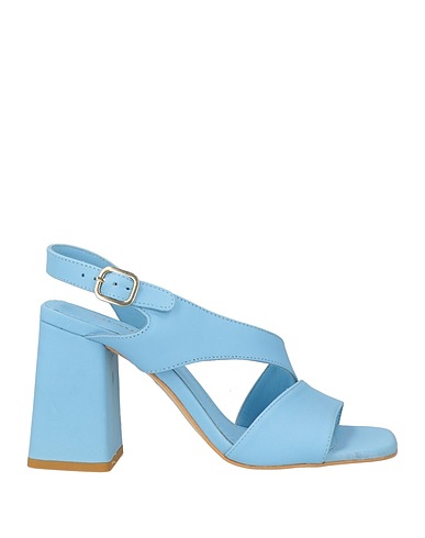 BRUNO PREMI Sandals Light blue Leather