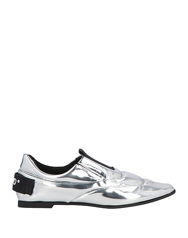 F_WD Mocassino Argento Pelle