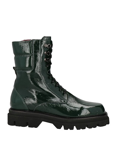 TRIVER FLIGHT Ankle boot Dark green Leather