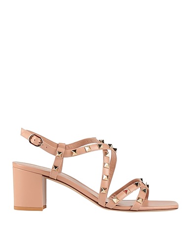 VALENTINO GARAVANI Sandals Beige Leather