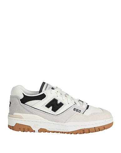 NEW BALANCE Sneakers 550 Light grey Leather, Textile fibres