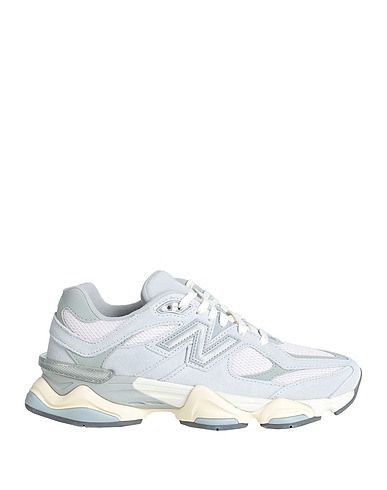 NEW BALANCE Sneakers 9060 Light grey Leather, Textile fibers