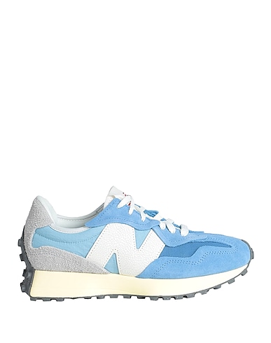 NEW BALANCE Sneakers 327 Light blue Leather, Textile fibers