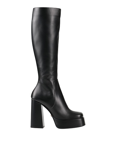 VERSACE Boots Black Calfskin