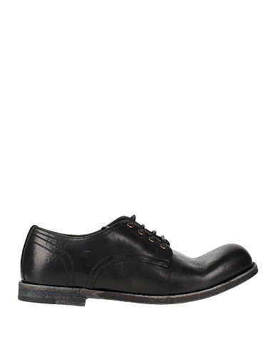 DOLCE&GABBANA Laced shoes Black Leather