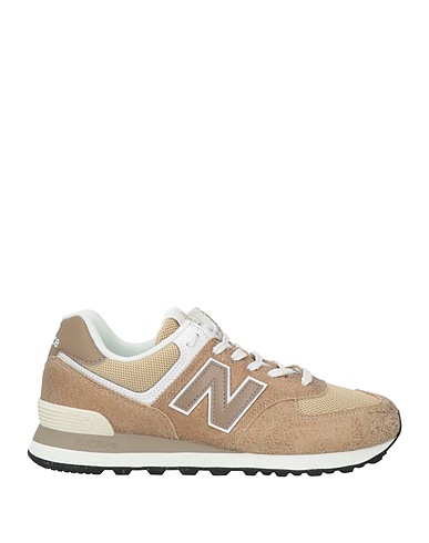 NEW BALANCE Sneakers Sand Leather, Textile fibres