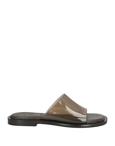 LOEWE Sandals Dark brown Plastic