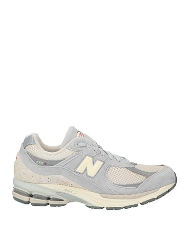 NEW BALANCE Sneakers Light grey Leather, Textile fibres