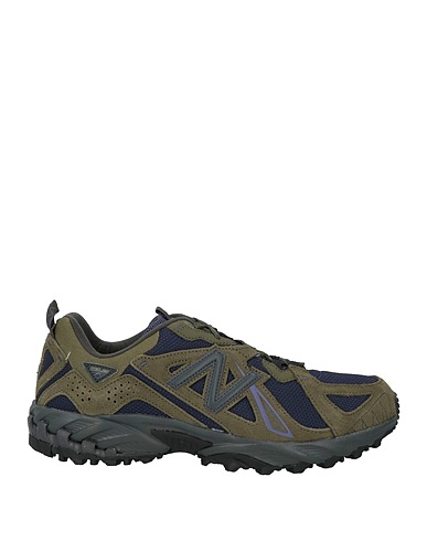 NEW BALANCE Sneakers Verde militar Cuero, Fibras textiles