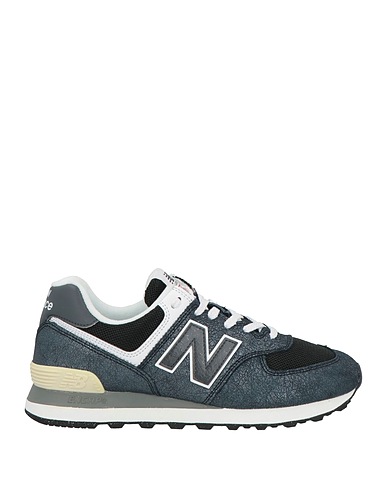NEW BALANCE Sneakers Midnight blue Leather, Textile fibres