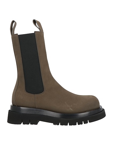 BOTTEGA VENETA Stiefelette Khaki Leder