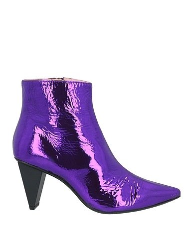 RAS Ankle boot Dark purple Leather