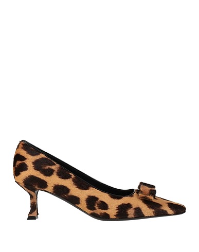 FERRAGAMO Pump Camel Calfskin