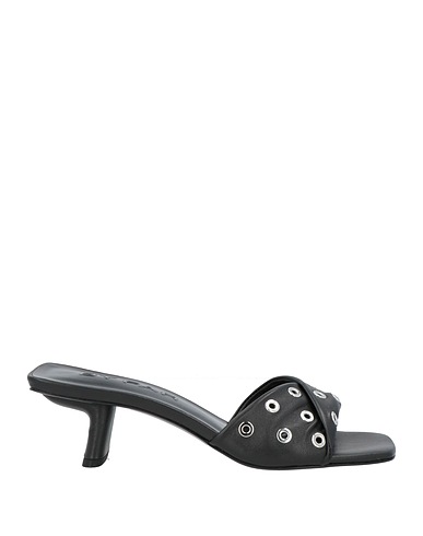 BY FAR Sandals Black Leather