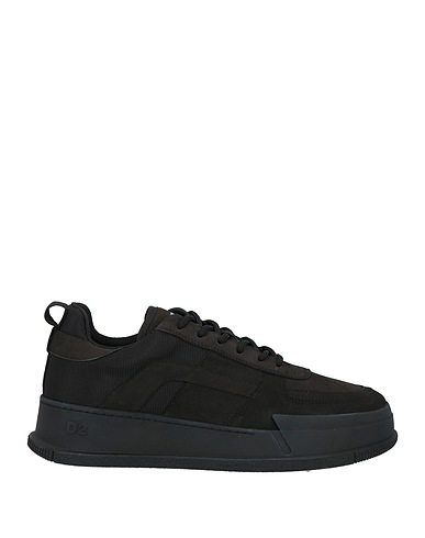 DSQUARED2 Sneakers Black Leather, Textile fibers