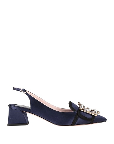 ROGER VIVIER Pumps Marineblau Gewebefasern
