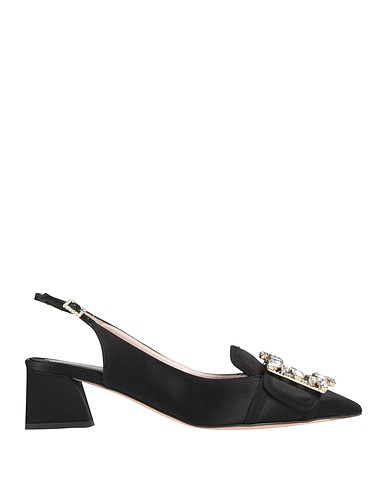 ROGER VIVIER Court Black Textile fibres
