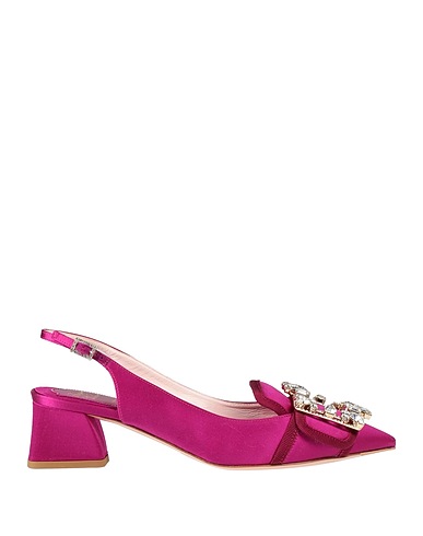 ROGER VIVIER Loafers Garnet Textile fibers