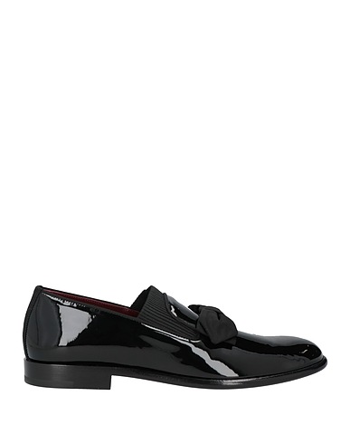 DOLCE&GABBANA Mokassins Schwarz 60% Ziegenleder, 10% Baumwolle, 10% Viskose, 10% Polyamid, 10% Synthetische Fasern