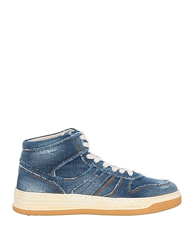 HOGAN Sneakers BLU Textile fibers