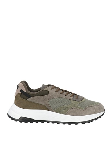 HOGAN Sneakers Grigio Pelle, Fibre tessili
