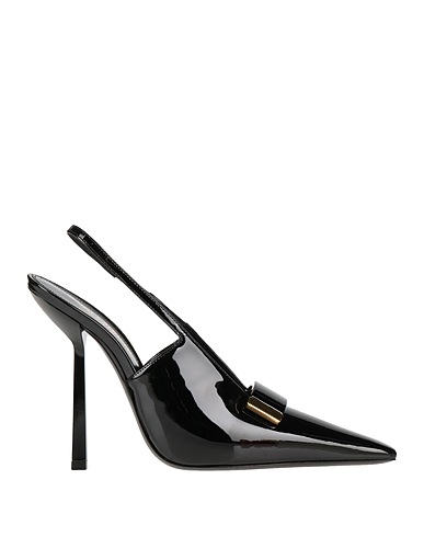 SAINT LAURENT Court Black Leather