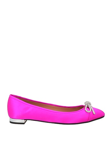 AQUAZZURA Ballet flats Fuchsia Textile fibers