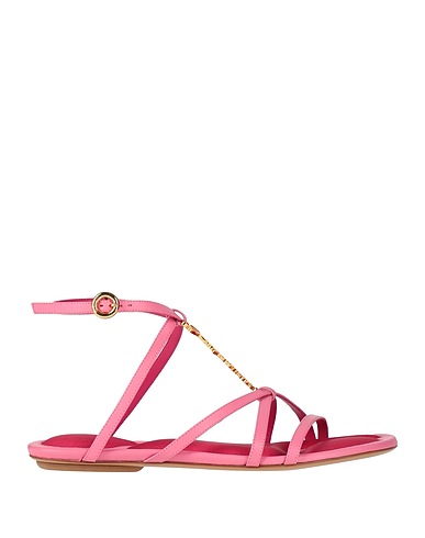 JACQUEMUS Sandals Pink Leather