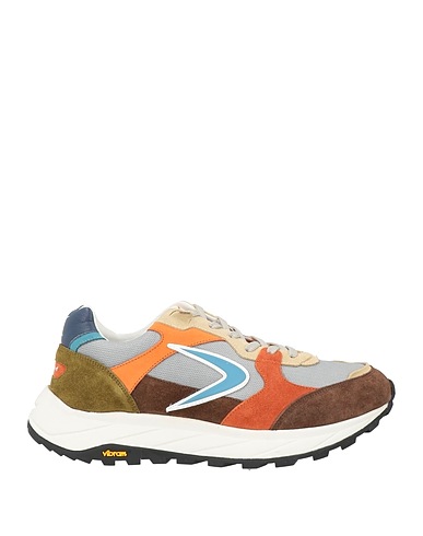 VALSPORT Sneakers Grey Leather, Textile fibers