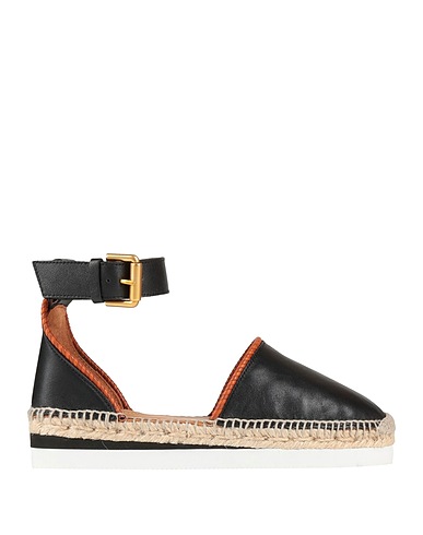 SEE BY CHLOÉ Espadrilles Black Calfskin