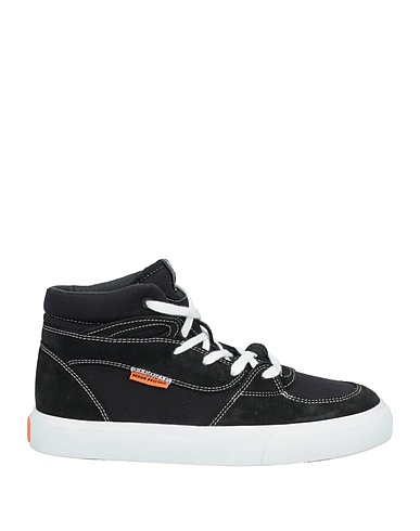 HERON PRESTON Sneakers Nero Fibre tessili, Pelle