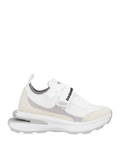 DSQUARED2 Sneakers White Textile fibres, Leather