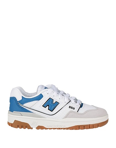 NEW BALANCE Sneakers 550 White Leather, Textile fibres