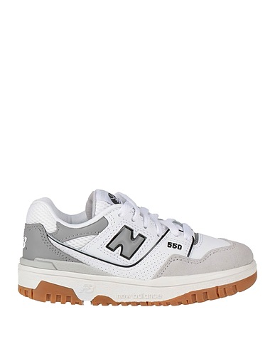 NEW BALANCE Sneakers 550 White Leather, Textile fibers