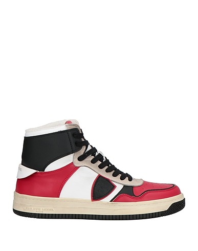 PHILIPPE MODEL Sneakers Red Textile fibres, Rubber