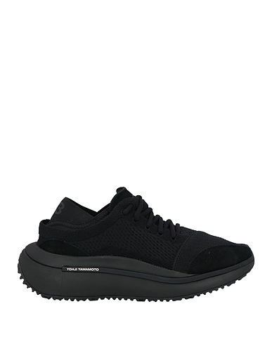 Y-3 Sneakers Black Leather, Textile fibres