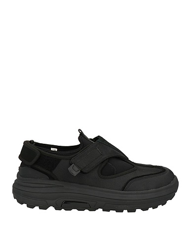 SUICOKE Sneakers Black Leather, Textile fibres