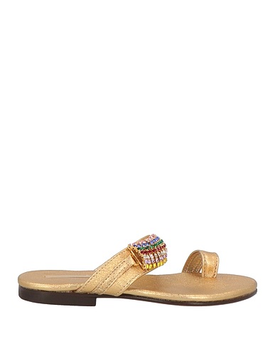 EMANUELA CARUSO Capri Infradito Oro Pelle