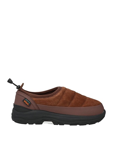 SUICOKE Sneakers Schokobraun Leder, Andere Fasern