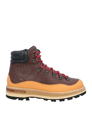 MONCLER Ankle boot Chocolate brown Leather