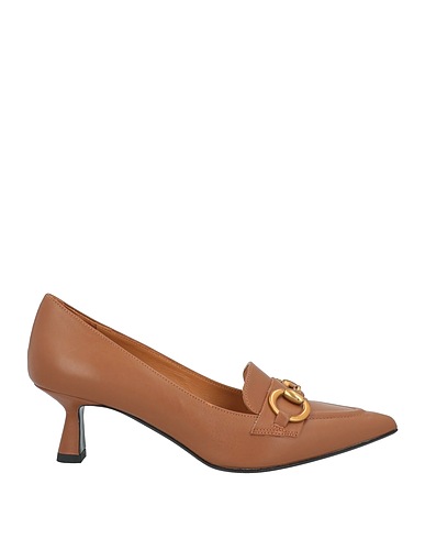 NICOLE BONNET Paris Loafers Brown Leather