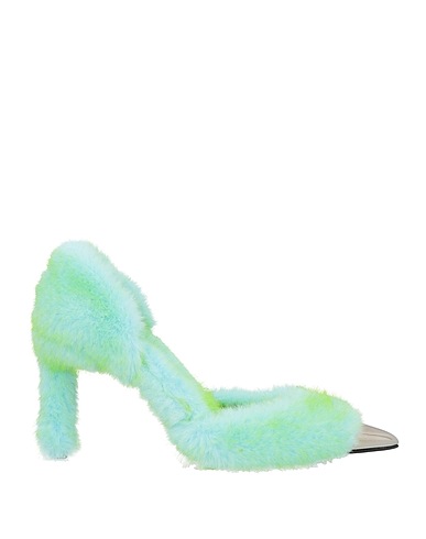 AREA x SERGIO ROSSI Court Turquoise Textile fibres, Metal