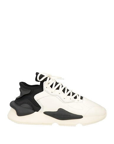 Y-3 Sneakers Ivory Leather, Textile fibres