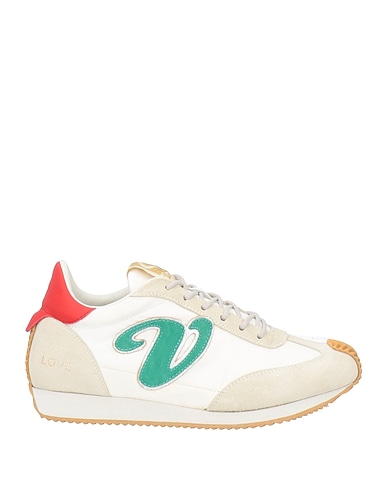 VALSPORT Sneakers Light grey Leather, Textile fibers