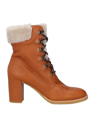 DEL CARLO Ankle boot Tan Leather