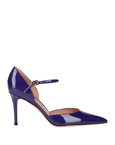 GIANVITO ROSSI Pump Purple Leather